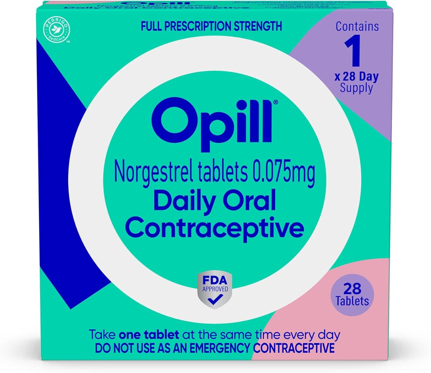 Opill Daily Birth Control Pills